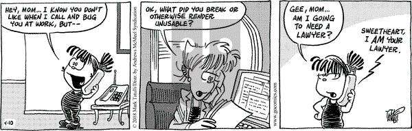 Heart of the City on Tuesday April 10, 2018 Comic Strip