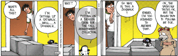 Get Fuzzy on Thursday August 30, 2007 Comic Strip
