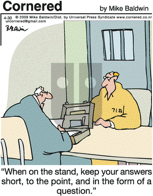 Cornered on Thursday April 30, 2009 Comic Strip