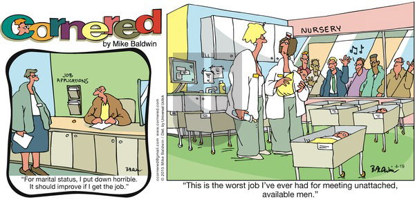 Cornered - Sunday April 19, 2015 Comic Strip