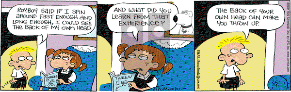 Soup to Nutz - Old on Wednesday February 23, 2011 Comic Strip