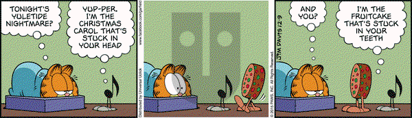 Garfield on Wednesday December 9, 2015 Comic Strip