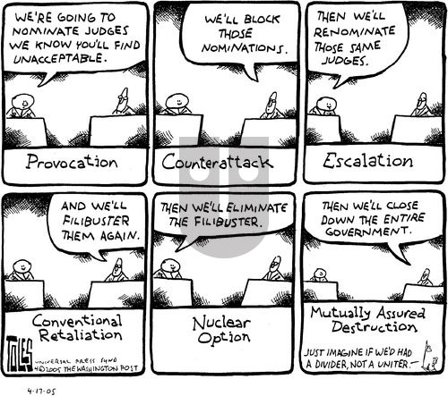 Tom Toles on Sunday April 17, 2005 Comic Strip