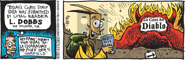 La Cucaracha on Friday August 3, 2007 Comic Strip