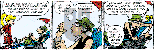 Cleats - Thursday May 16, 2002 Comic Strip
