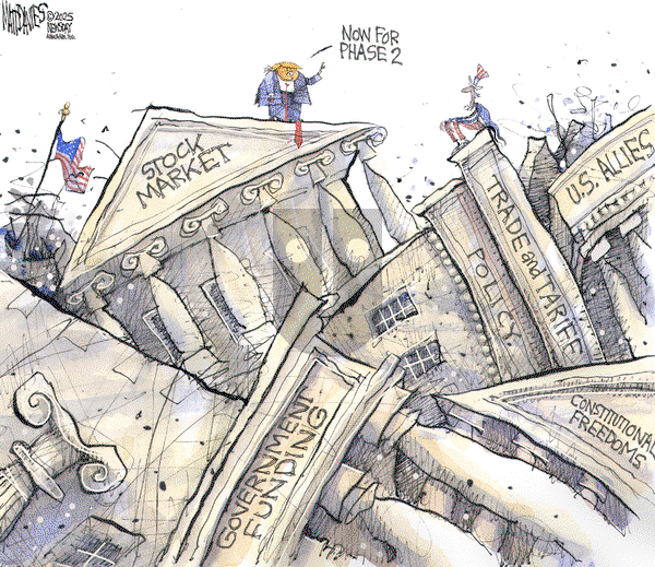 Matt Davies on Wednesday March 12, 2025 Comic Strip