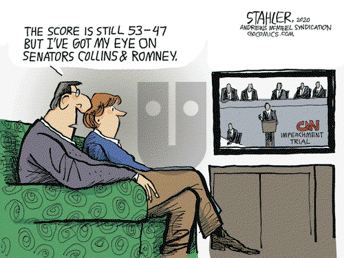 Jeff Stahler on Thursday January 23, 2020 Comic Strip