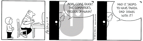 The Born Loser on Friday January 5, 2001 Comic Strip