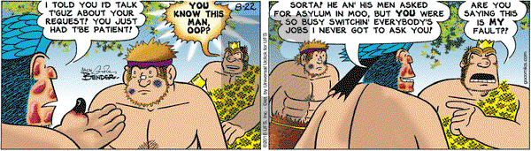 Alley Oop on Monday August 22, 2016 Comic Strip