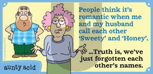 Aunty Acid on Friday October 4, 2013 Comic Strip