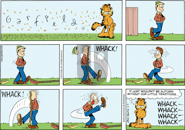 Garfield - Sunday November 7, 2010 Comic Strip