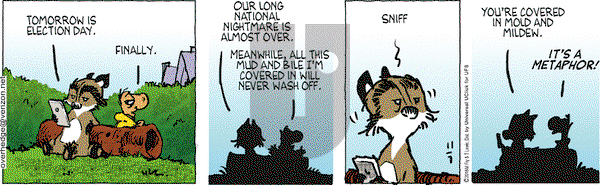 Over the Hedge on Monday November 7, 2016 Comic Strip