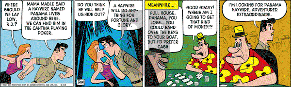 Rip Haywire on Saturday April 10, 2021 Comic Strip