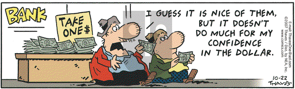 Frank and Ernest on Monday October 22, 2007 Comic Strip