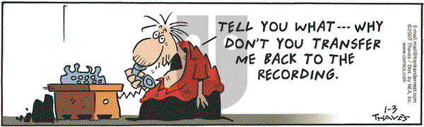 Frank and Ernest on Wednesday January 3, 2007 Comic Strip