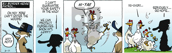 Over the Hedge on Saturday March 11, 2017 Comic Strip