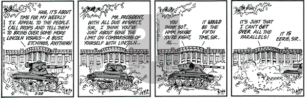 Doonesbury - Monday May 20, 1974 Comic Strip