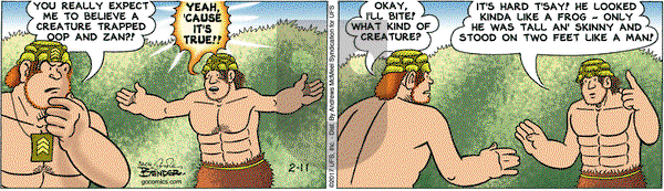 Alley Oop on Saturday February 11, 2017 Comic Strip