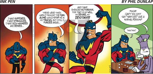 Ink Pen on Sunday October 7, 2012 Comic Strip