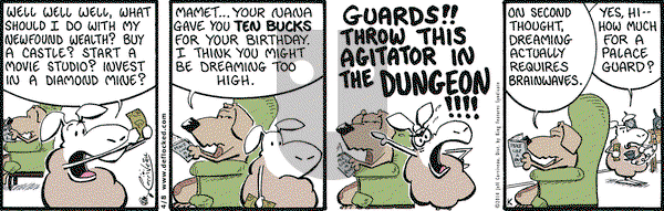 DeFlocked on Tuesday April 8, 2014 Comic Strip