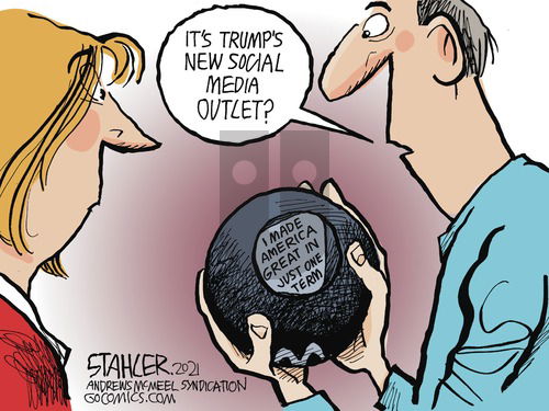 Jeff Stahler on Sunday January 17, 2021 Comic Strip