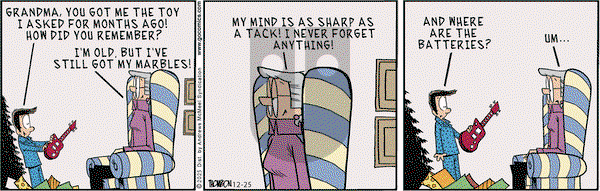 Grand Avenue on Thursday December 25, 2025 Comic Strip