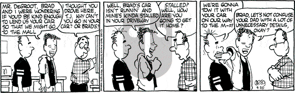 Luann on Thursday September 30, 1993 Comic Strip