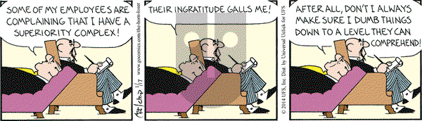 The Born Loser on Friday January 17, 2014 Comic Strip