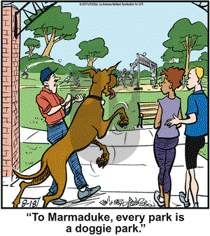Marmaduke on Wednesday August 18, 2021 Comic Strip