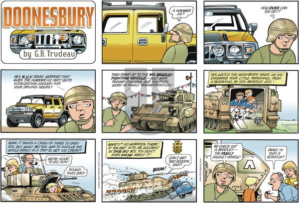 Doonesbury on Sunday May 25, 2003 Comic Strip