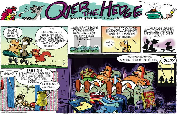 Over the Hedge on Sunday September 29, 2019 Comic Strip