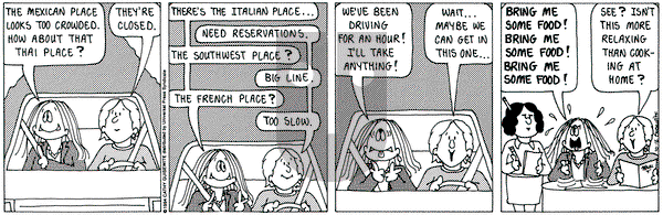 Cathy Classics on Wednesday October 12, 1994 Comic Strip
