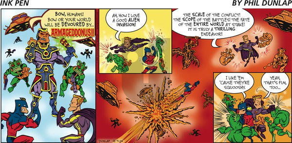 Ink Pen on Sunday December 3, 2006 Comic Strip