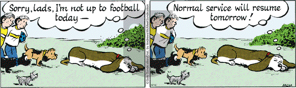 Fred Basset on Monday June 14, 2021 Comic Strip