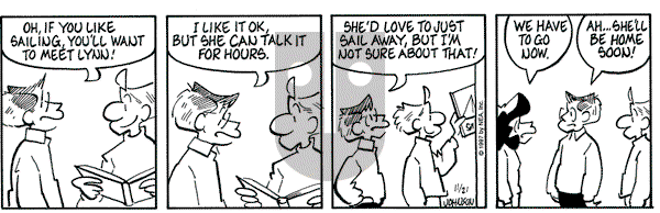 Arlo and Janis on Saturday November 22, 1997 Comic Strip