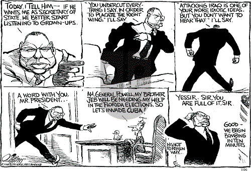 Pat Oliphant on Monday July 29, 2002 Comic Strip