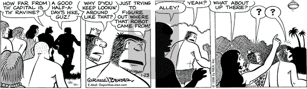 Alley Oop on Wednesday June 23, 1999 Comic Strip