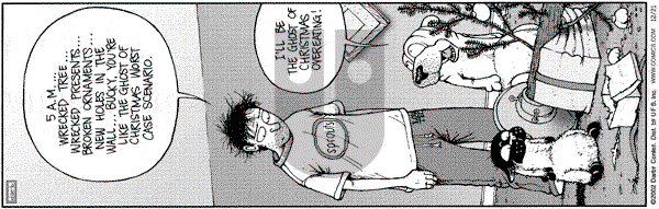 Get Fuzzy on Saturday December 21, 2002 Comic Strip