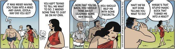 Alley Oop - Saturday September 21, 2024 Comic Strip