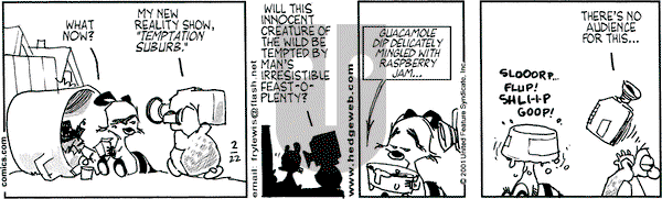 Over the Hedge on Thursday February 22, 2001 Comic Strip