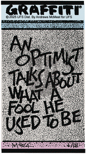 Graffiti on Wednesday June 18, 2025 Comic Strip