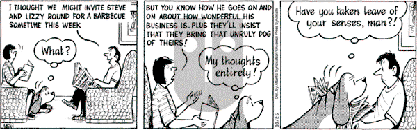Fred Basset on Monday September 25, 2006 Comic Strip