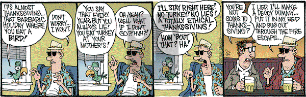 Monty on Tuesday November 26, 2019 Comic Strip
