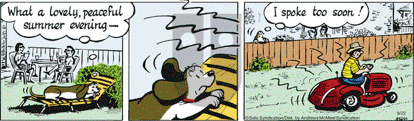 Fred Basset on Friday September 22, 2017 Comic Strip