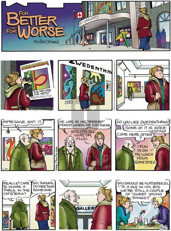 For Better or For Worse on Sunday November 5, 2000 Comic Strip