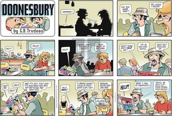 Doonesbury on Saturday August 4, 2007 Comic Strip