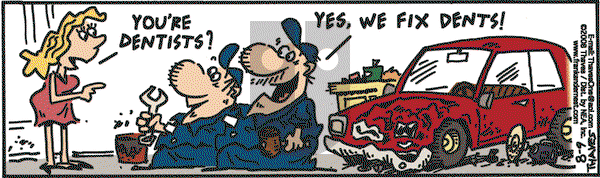 Frank and Ernest on Saturday August 9, 2008 Comic Strip
