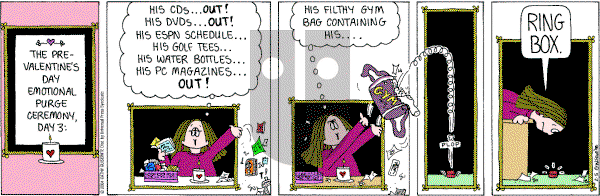 Cathy Classics - Thursday February 5, 2004 Comic Strip