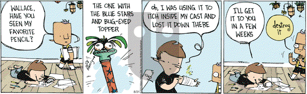 Wallace the Brave on Saturday August 31, 2019 Comic Strip