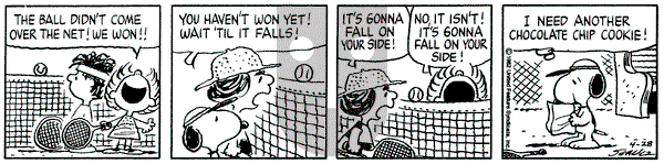 Peanuts on Wednesday April 28, 1982 Comic Strip